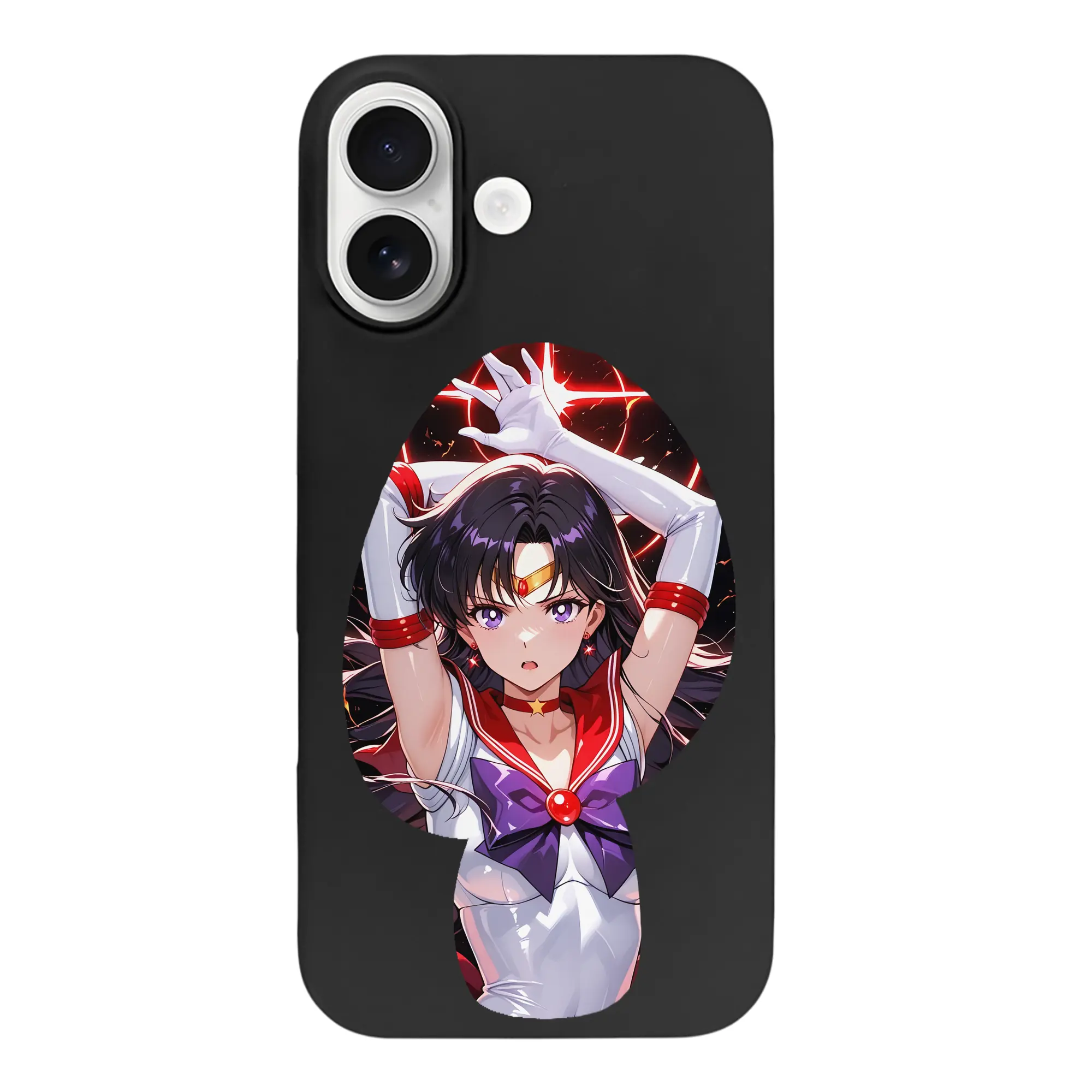 美少女戦士セーラームーン グッズ 火野 レイ - iPhone 17 シリーズ シリコンケース 薄型 耐衝撃 指紋防止 ソフトタッチカバー 精密フィット 傷防止 保護ケース iPhone 17/17 Air/17 Pro/17 Pro Max 対応